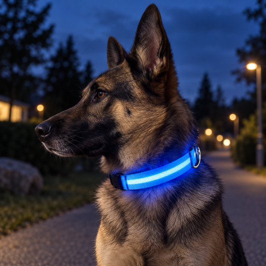 GlowWalk™ LED-halsband för Mörka Promenader
