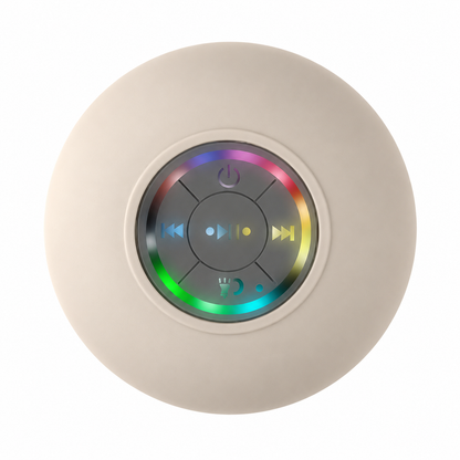 ShowerBeat™ Vattentät Bluetooth-högtalare med LED-ljus