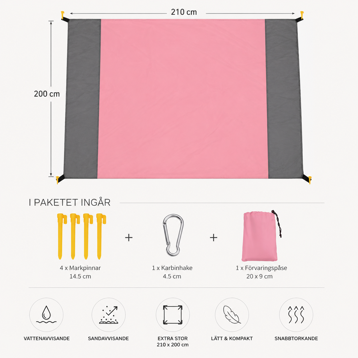 CoastBlanket™ Strand- & Picknickfilt