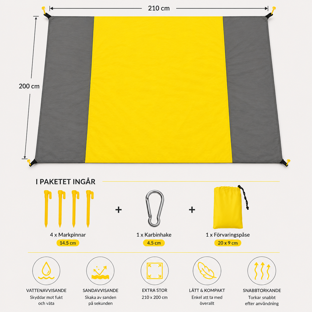 CoastBlanket™ Strand- & Picknickfilt