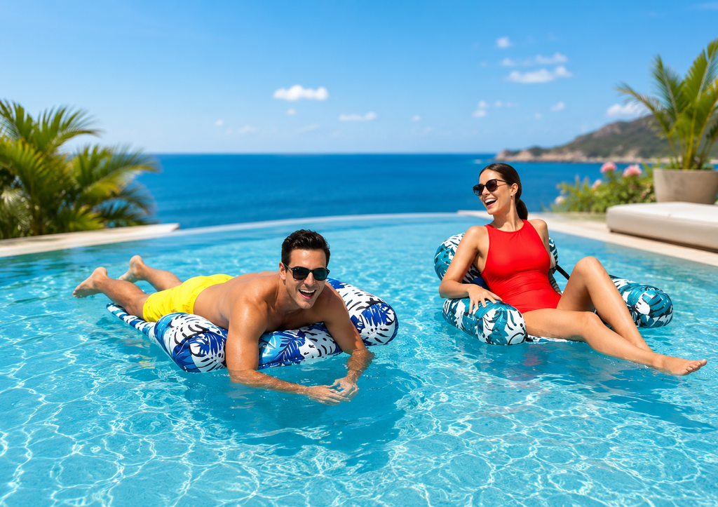 FloatEase™ Uppblåsbar Flytstol för Pool & Strand