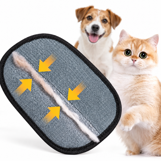 FurSwipe™ Pälshandske för Soffa, Kläder & Bil