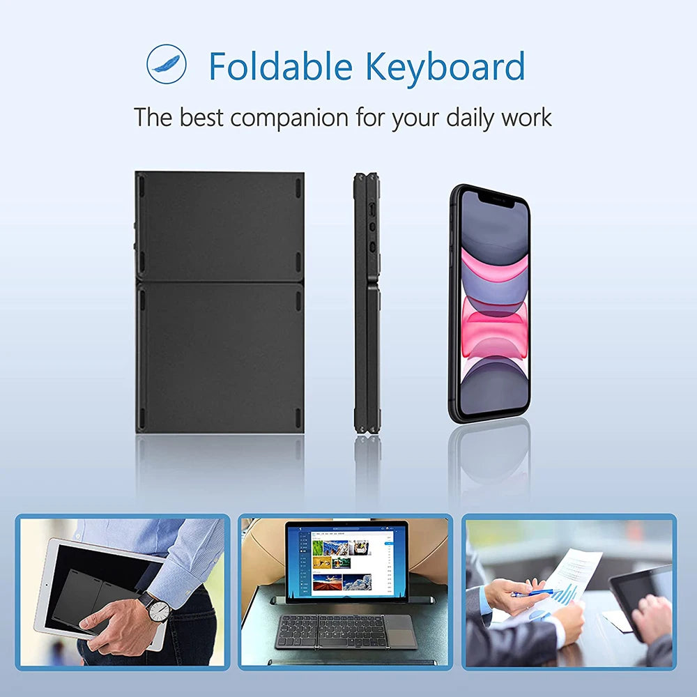 FoldKey™ Vikbart Bluetooth-tangentbord