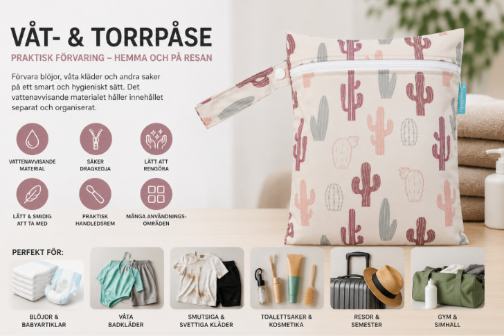 CleanCarry™ Våt- & Torrpåse