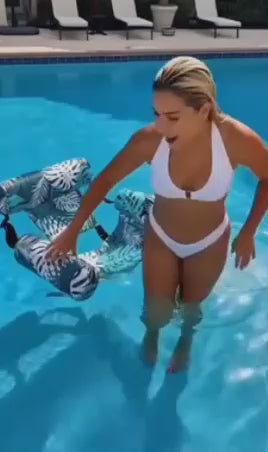 FloatEase™ Uppblåsbar Flytstol för Pool & Strand